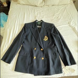 Women’s Ralph Lauren blue blazer size 12